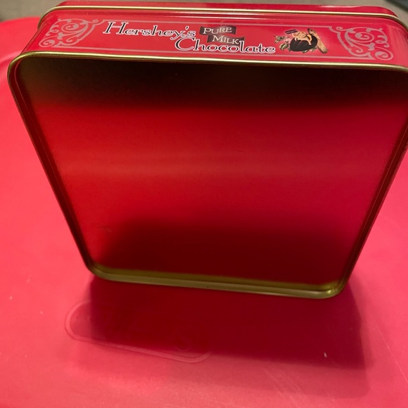 Vintage Hershey's Pure Milk Chocolate Advertising Tin w/ Baby in Coca Bean - Picture 5 of 6